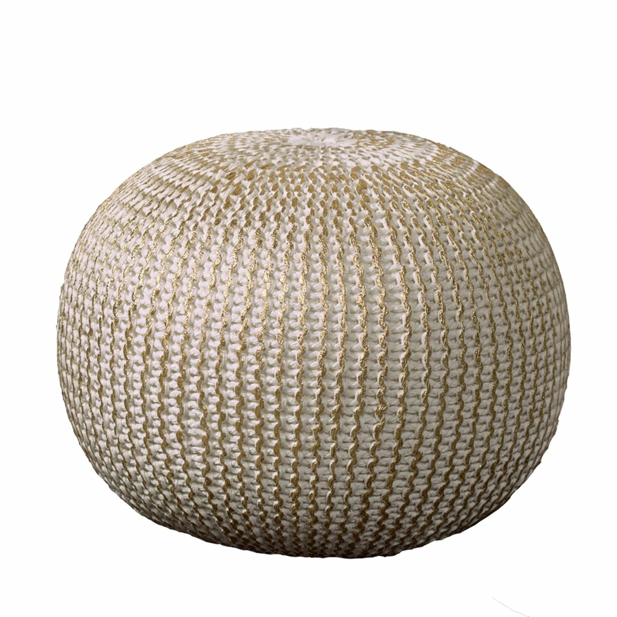 Bone Gold LR08125 Pouf - Baconco