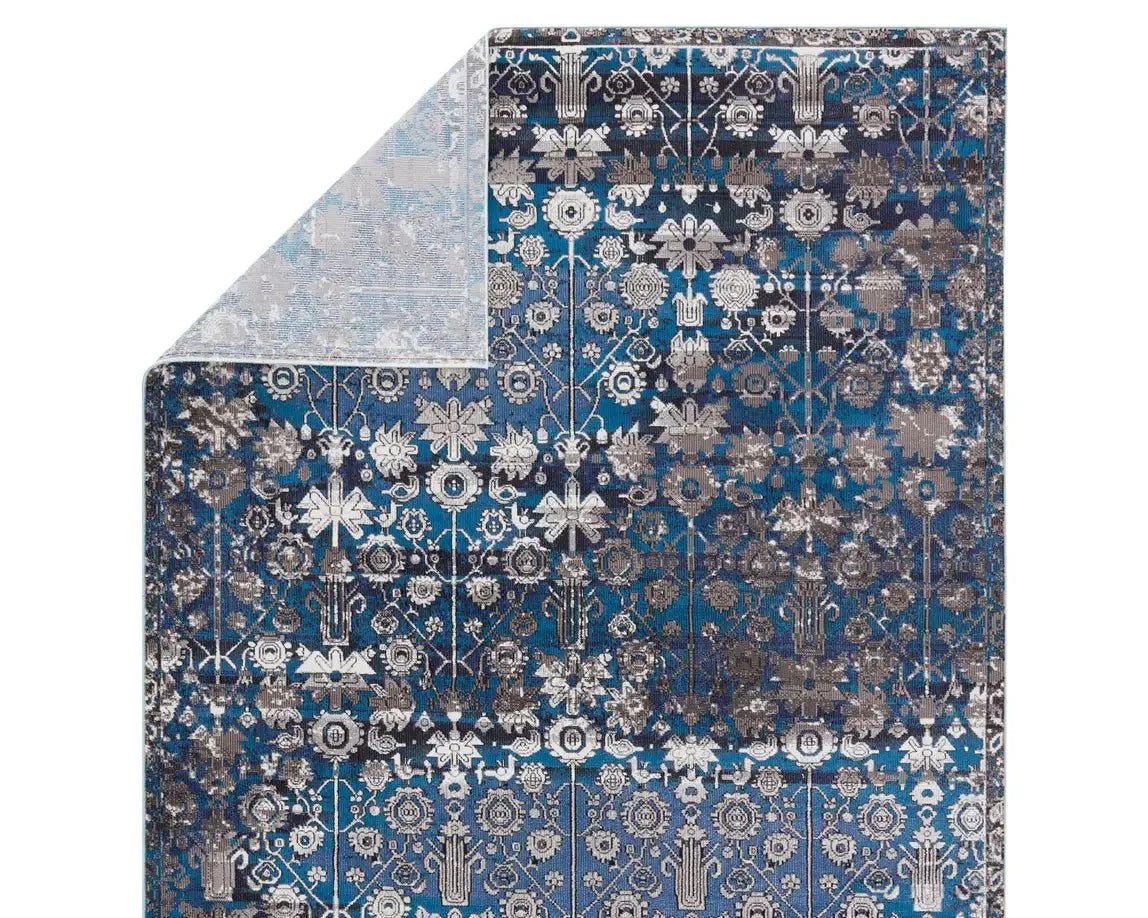 Borealis BOR10 Blue Rug - Baconco