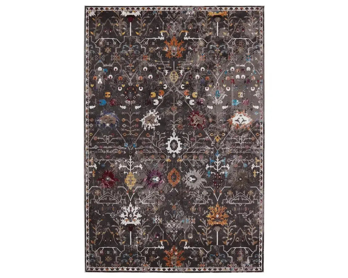 Borealis BOR12 Brown/Multi Rug - Baconco