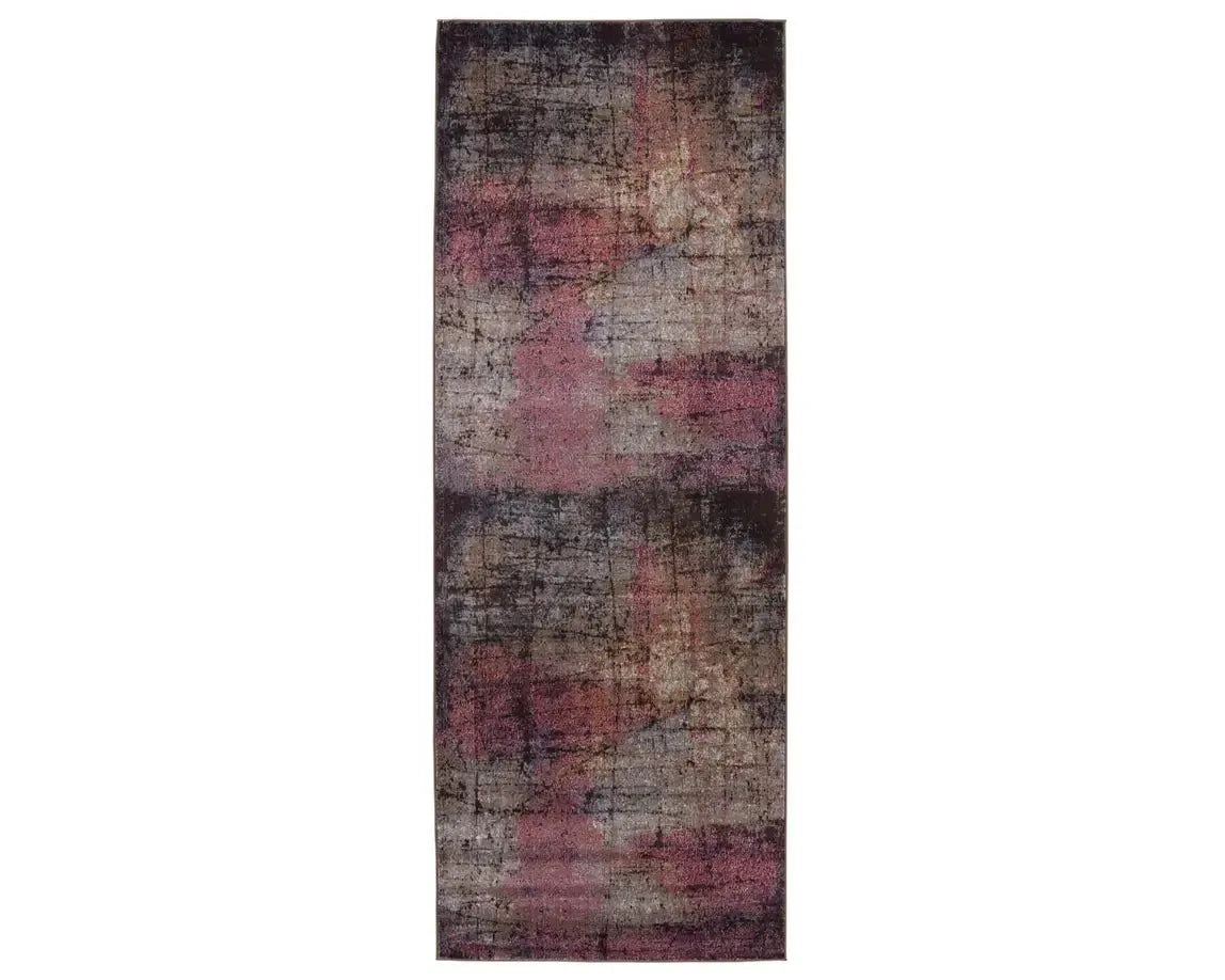 Borealis BOR17 Grey/Pink Rug - Baconco