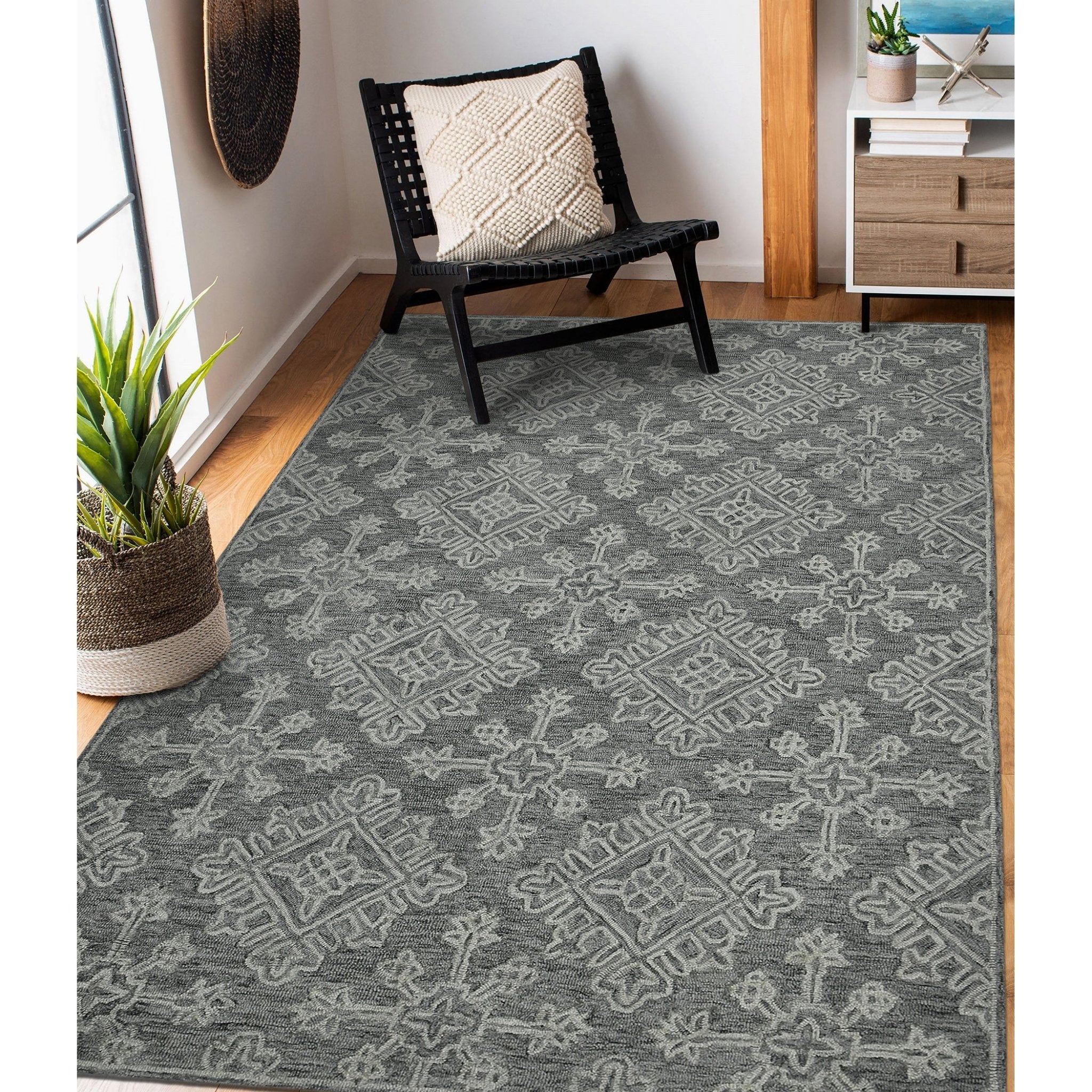 Boscage BOS-36 Graphite Rug - Baconco