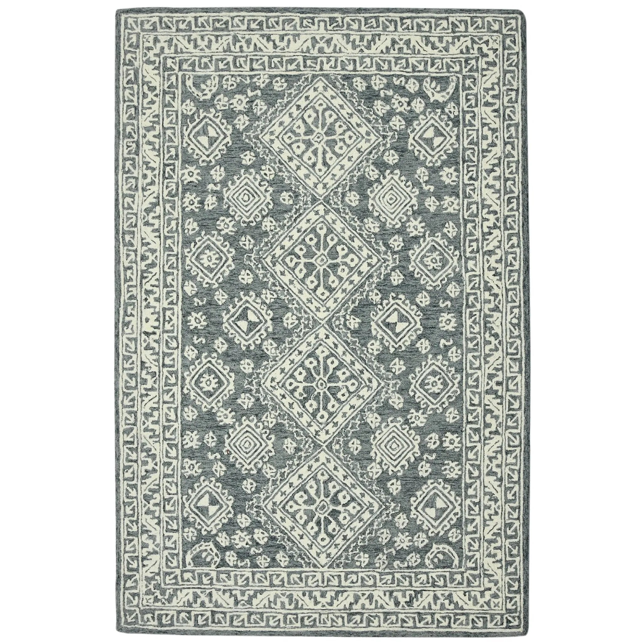 Boscage BOS-61 Grey Rug - Baconco