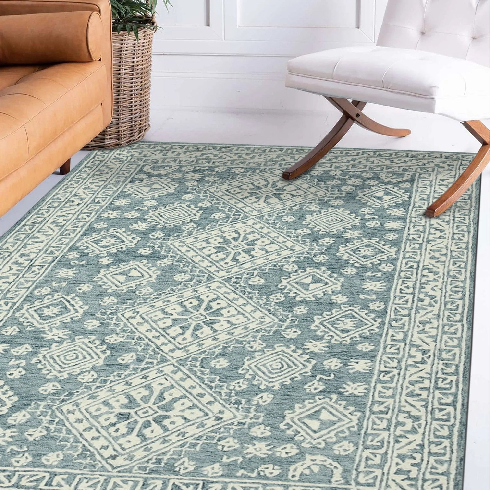 Boscage BOS-64 Blue Rug - Baconco