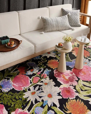 Botanical BOT-01 Black/Multi Rug - Baconco