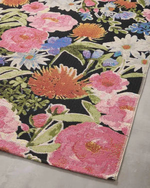 Botanical BOT-01 Black/Multi Rug - Baconco