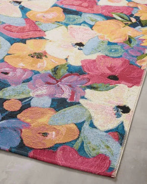 Botanical BOT-02 Navy/Multi Rug - Baconco