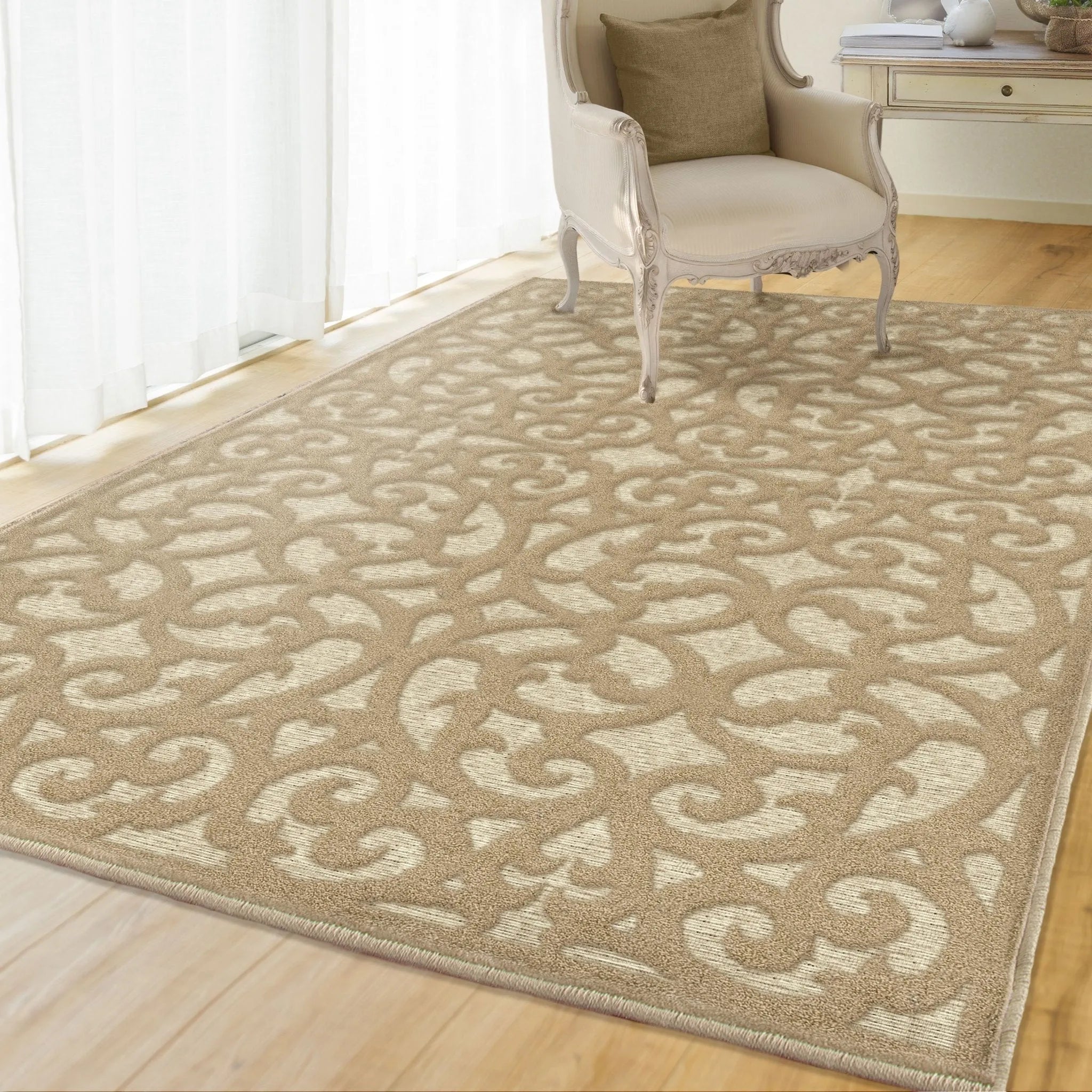 Boucle' 4701 Seaborn Driftwood Rug - Baconco