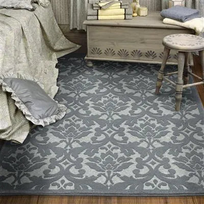 Boucle' 4702 Devonshire Harbor Blue Rug - Baconco