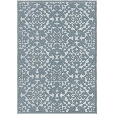 Boucle' 4708 Lansing Harbor Blue Rug - Baconco