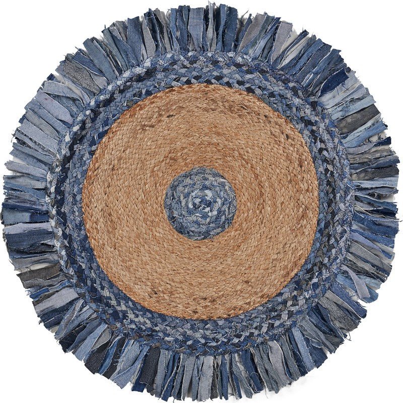 Boutique Jute 03380DEB Denim/Blue Rug - Baconco