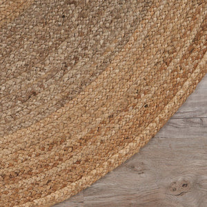 Boutique Jute 12032NGY Natural/Grey Rug - Baconco