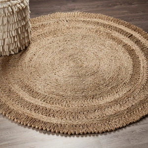 Boutique Jute 12034GRY Grey Rug - Baconco