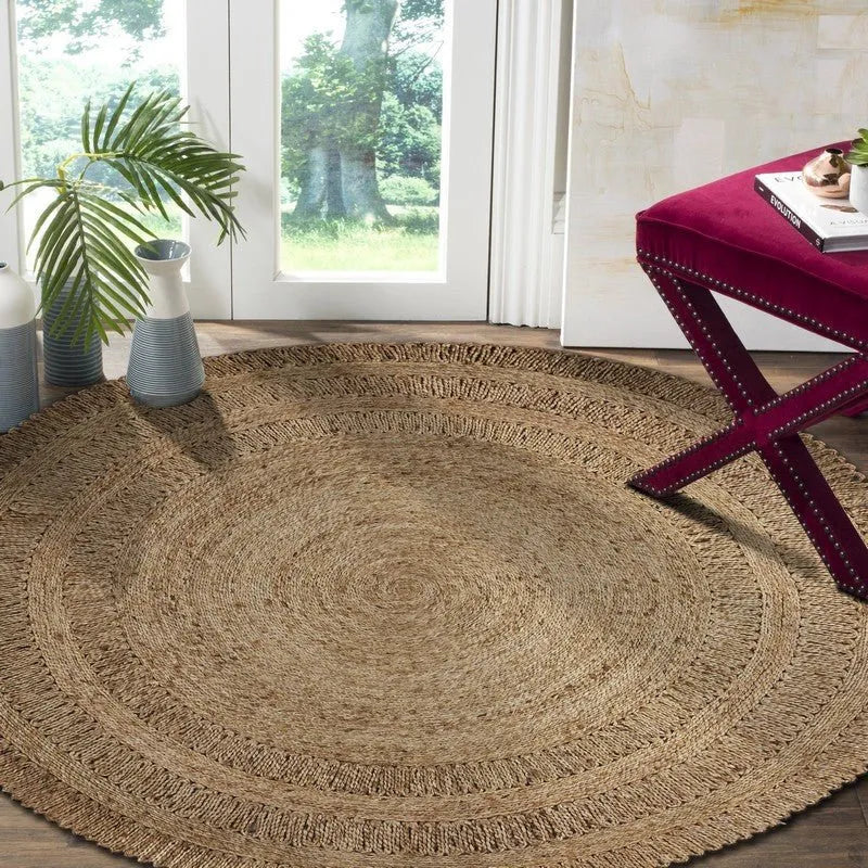 Boutique Jute 12034GRY Grey Rug - Baconco