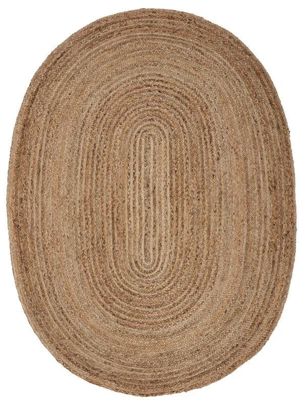 Boutique Jute 12036NGY Natural/Grey Rug - Baconco