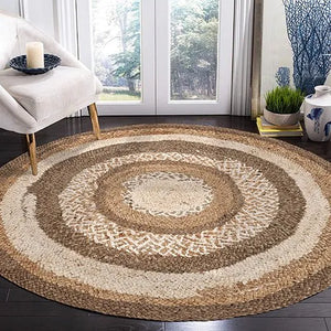 Boutique Jute 12041BHG Bleach/Grey Rug - Baconco