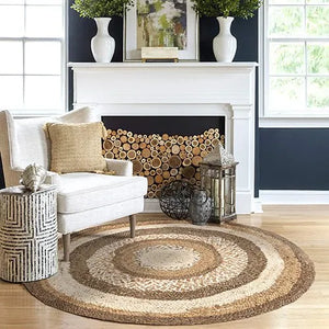 Boutique Jute 12041BHG Bleach/Grey Rug - Baconco