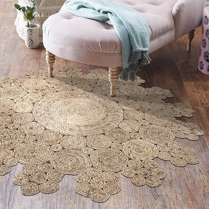 Boutique Jute 12043NAT Natural Rug - Baconco