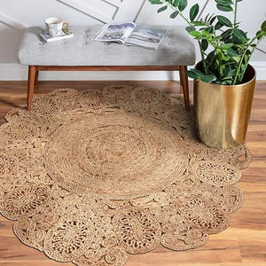 Boutique Jute 12045NAT Natural Rug - Baconco