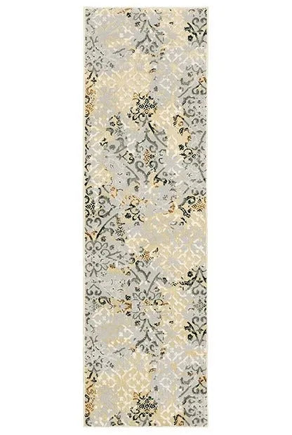 Bowen 108W Grey Gold Rug - Baconco