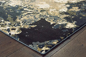 Bowen 1808Q Navy Gold Rug - Baconco