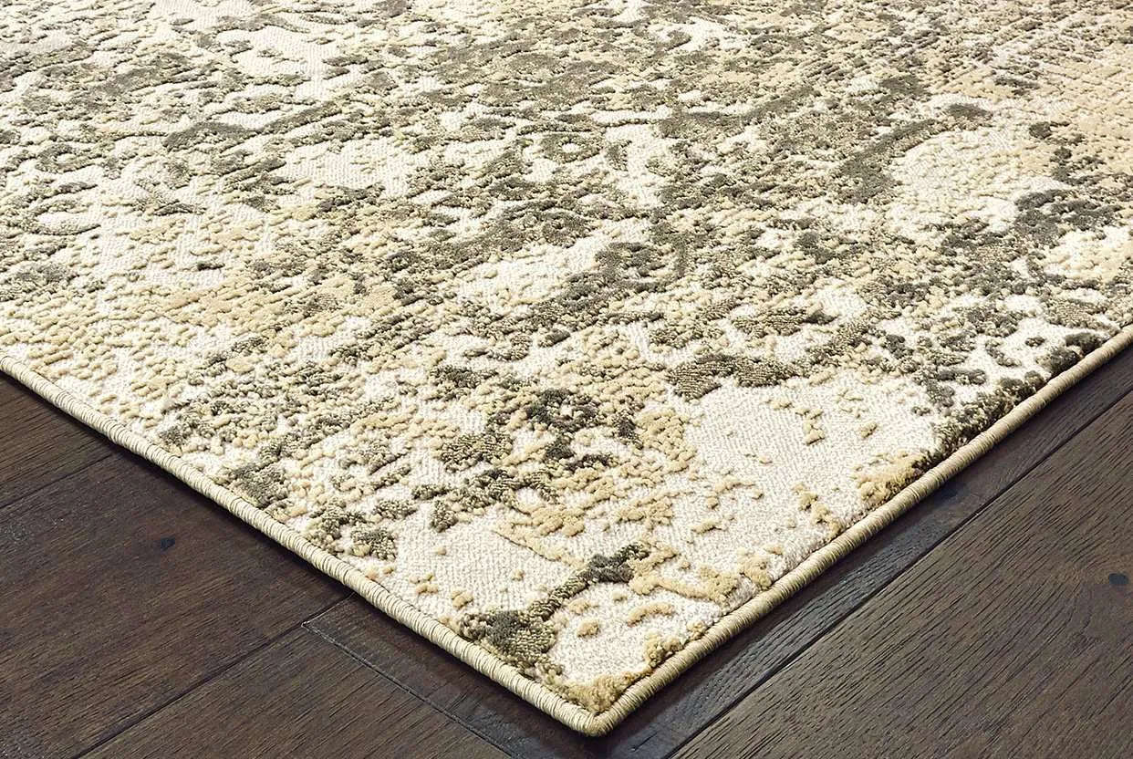 Bowen 2067W Grey Gold Rug - Baconco