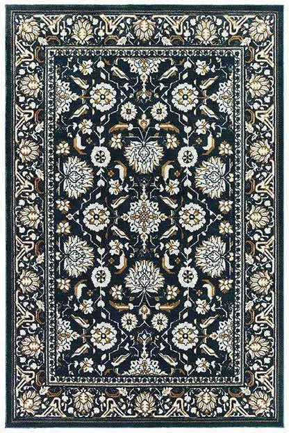 Bowen 534L Navy Gold Rug - Baconco