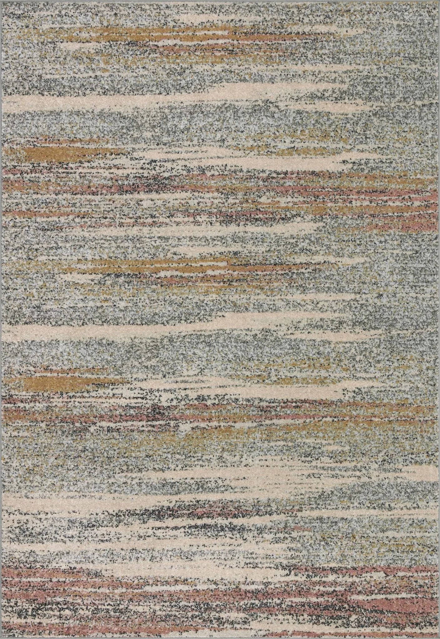 Bowery Bow-04 Pebble/Multi Rug - Baconco