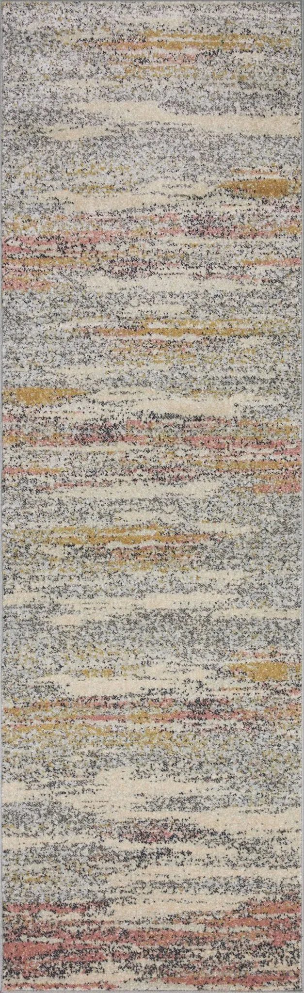 Bowery Bow-04 Pebble/Multi Rug - Baconco