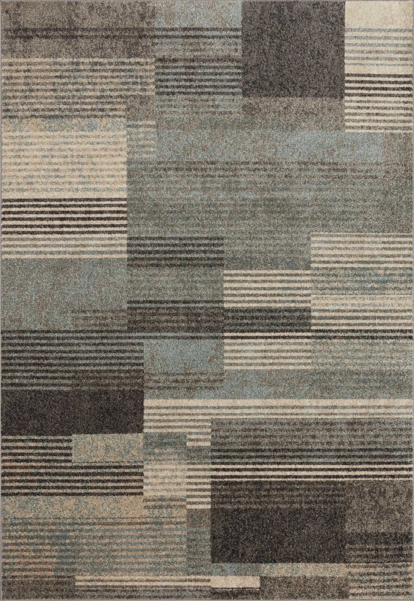 Bowery Bow-06 Storm/Taupe Rug - Baconco