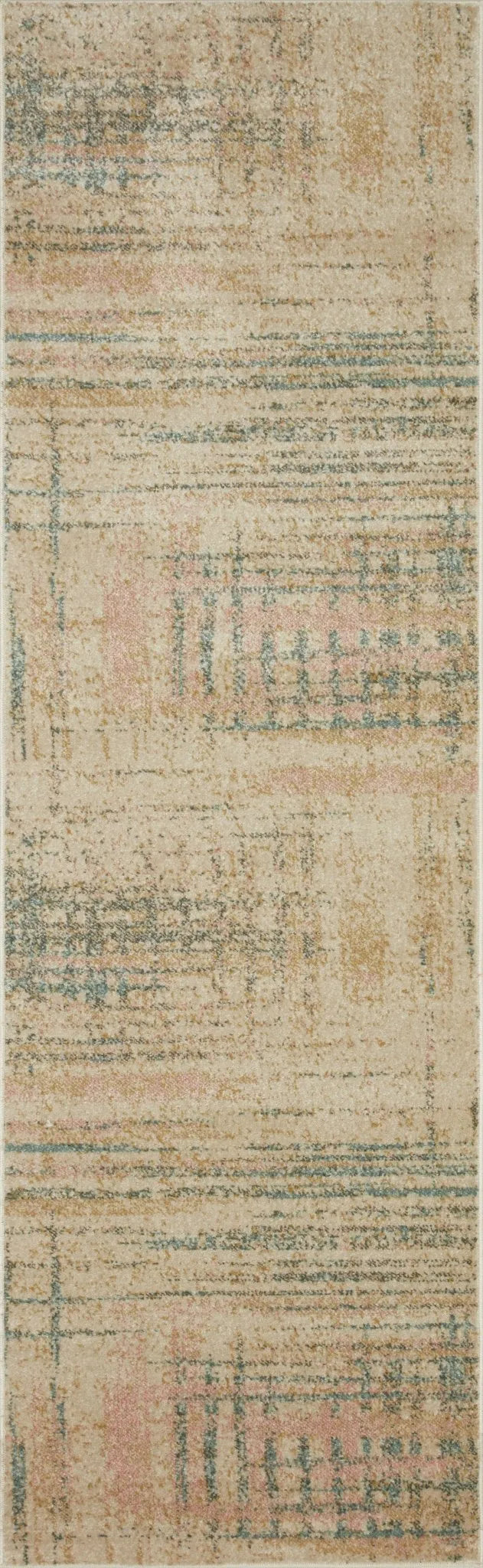 Bowery Bow-07 Beige/Multi Rug - Baconco