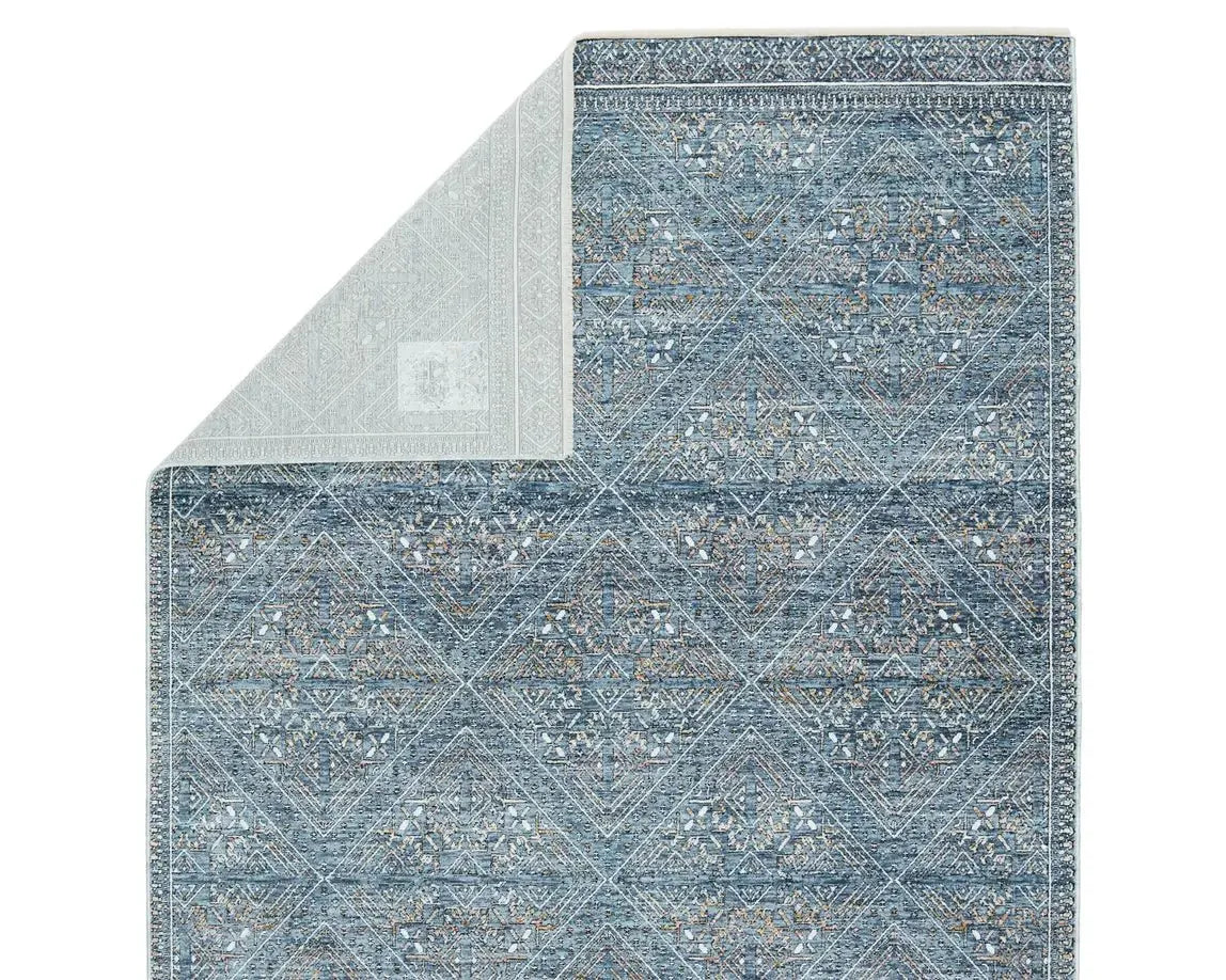 Branham BRA04 Turquoise Rug - Baconco