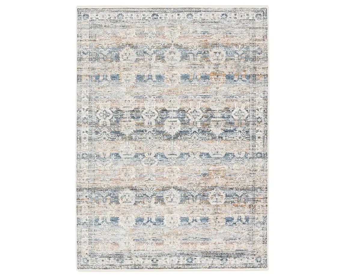 Branham BRA06 White/Multi Rug - Baconco