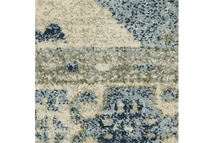 Branson BR03A Blue/Beige Rug - Baconco