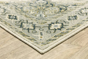 Branson BR04B Ivory/Blue Rug - Baconco