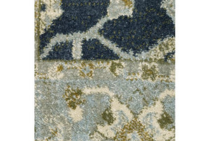 Branson BR05A Blue/Ivory Rug - Baconco