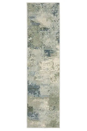 Branson BR08A Blue/Green Rug - Baconco