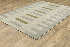 Branson BR09A Beige/Grey Rug - Baconco