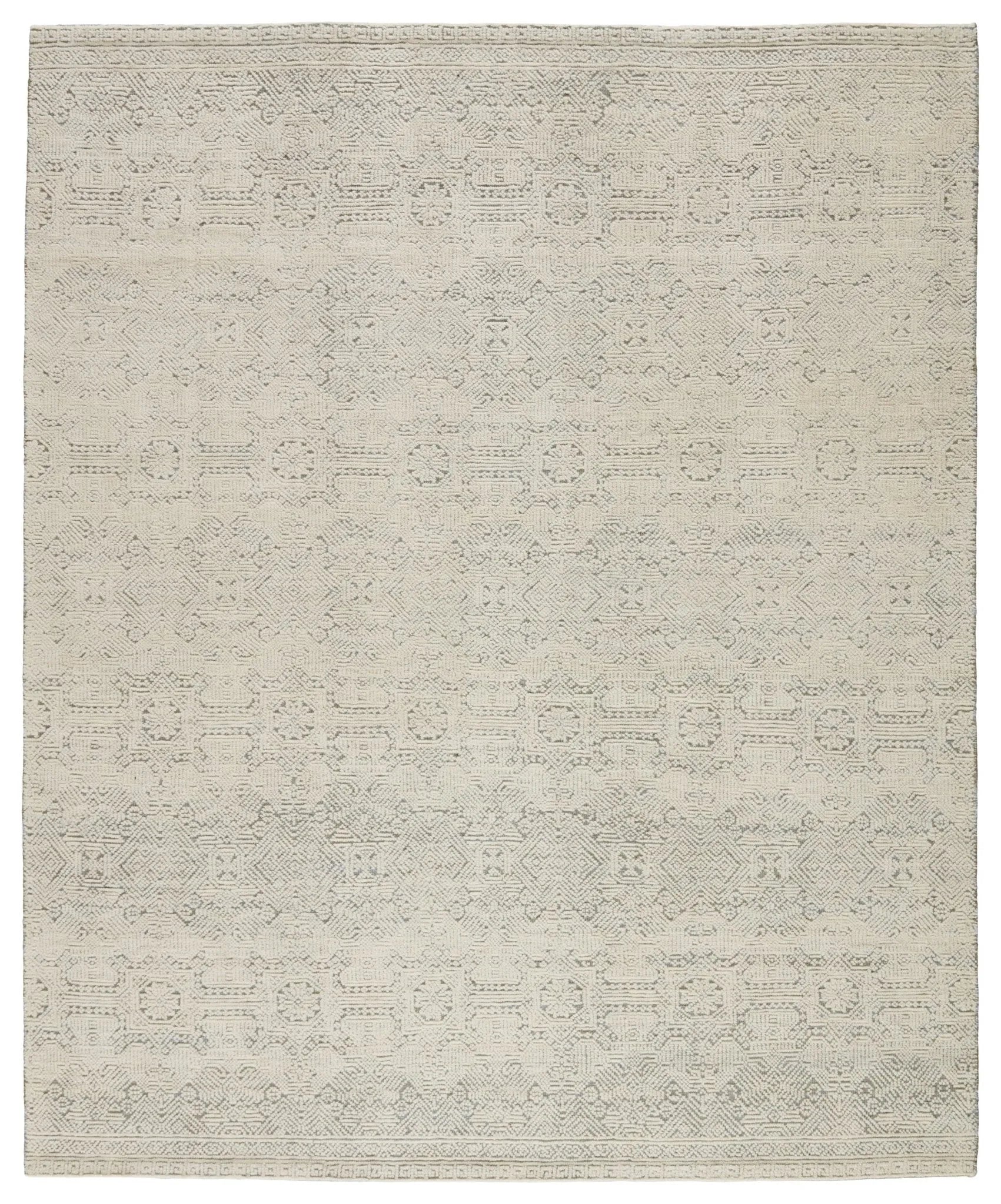 Brier Brr02 Parra Ivory/Green Rug - Baconco