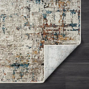 Brisbane 82289GML Grey/Multi Rug - Baconco