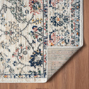 Bristol 82140CRU Cream/Blue Rug - Baconco