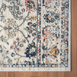 Bristol 82140CRU Cream/Blue Rug - Baconco