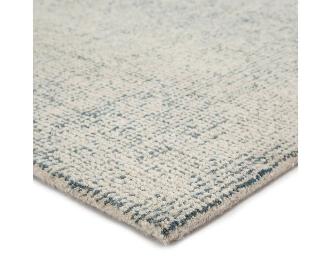 Britta BRT03 Oland White Ice / Blue Print Rug - Baconco