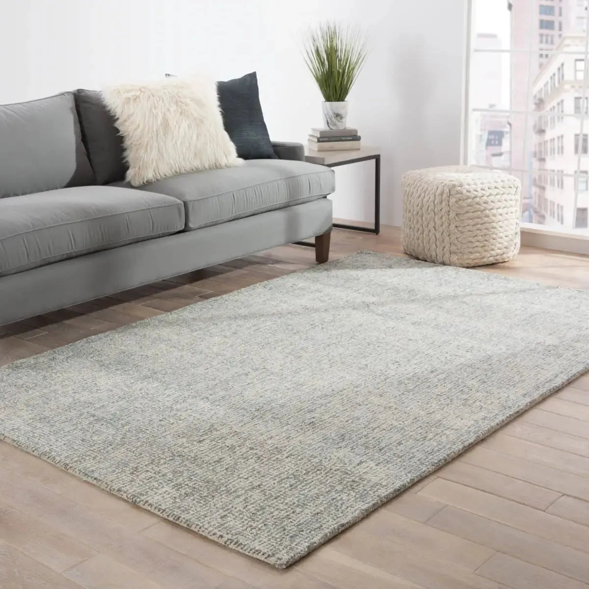 Britta BRT08 Oland Silver Green / Pearl Blue Rug - Baconco