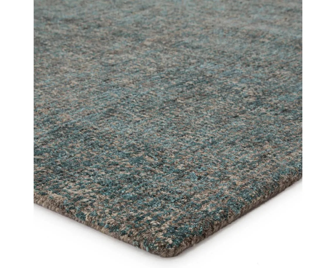 Britta Plus BRP02 Britta Plus Dark Taupe / Tahitian Blue Rug - Baconco