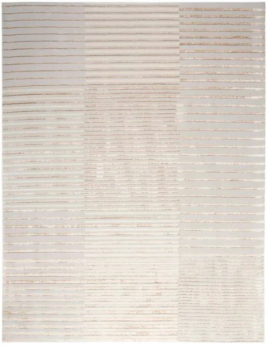 Brushstrokes BSK04 Beige/Silver Rug - Baconco