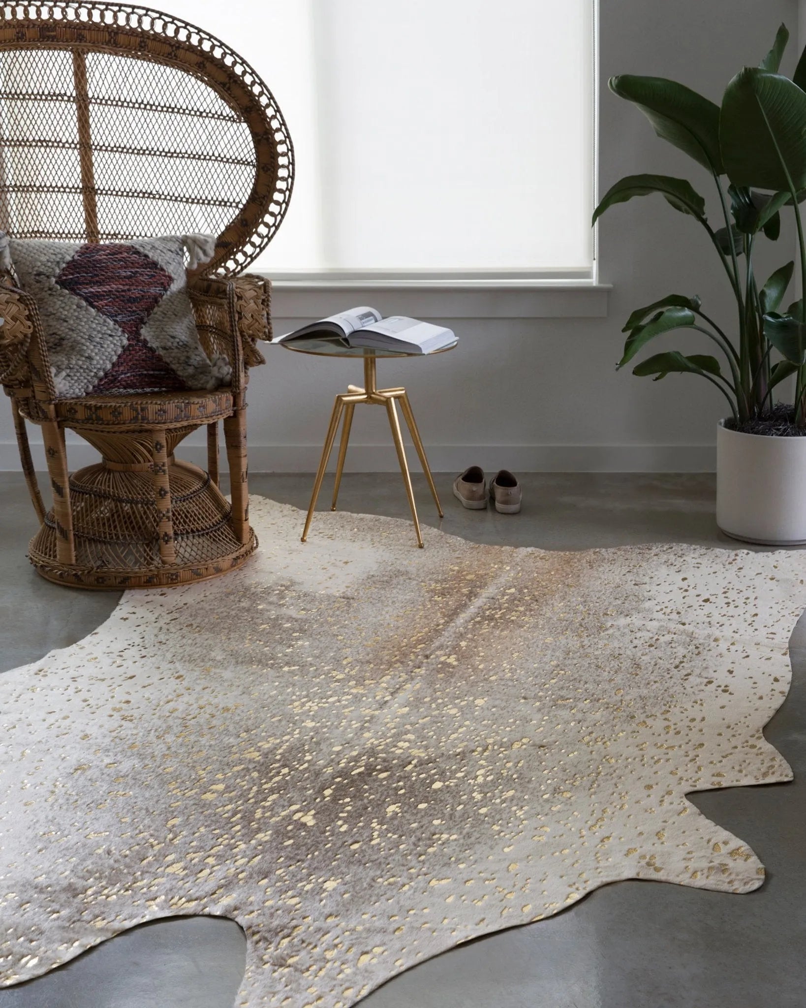 Bryce BZ-07 Pewter/Gold Rug - Baconco