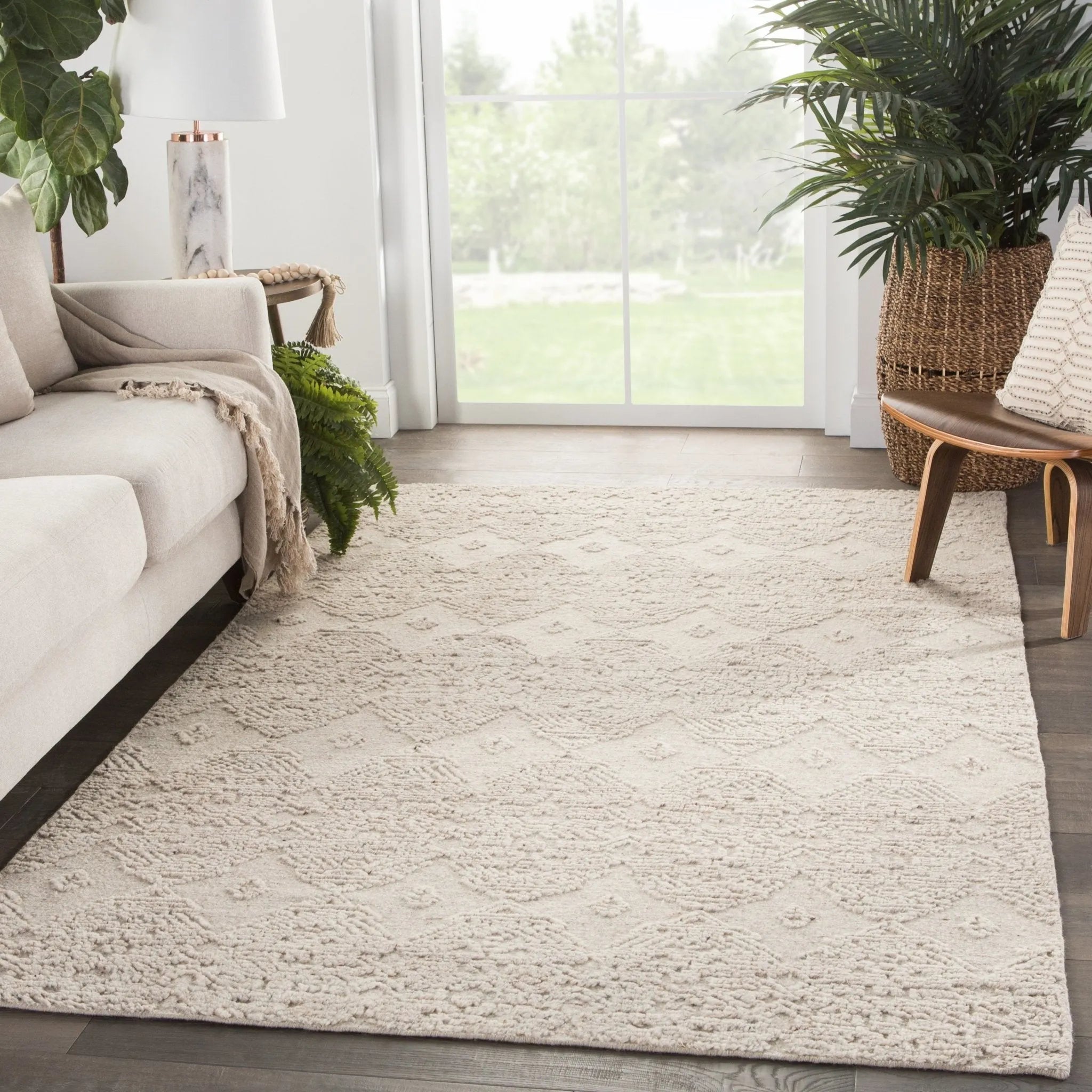 Burke BRK01 Dentelle Beige Rug - Baconco