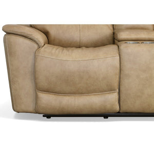 Cade Power Reclining Loveseat with Console and Power Headrests and Lumbar - Baconco