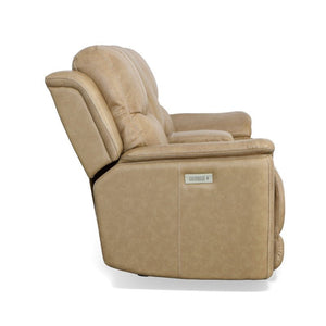 Cade Power Reclining Loveseat with Console and Power Headrests and Lumbar - Baconco