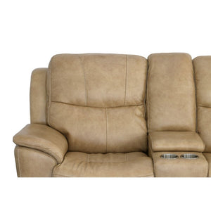 Cade Power Reclining Loveseat with Console and Power Headrests and Lumbar - Baconco